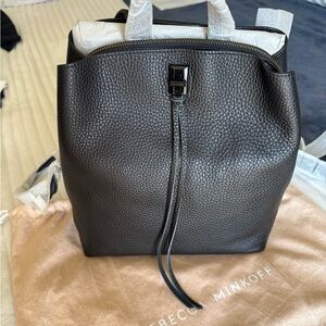 Rebecca Minkoff Darren Pebbled Black Backpack